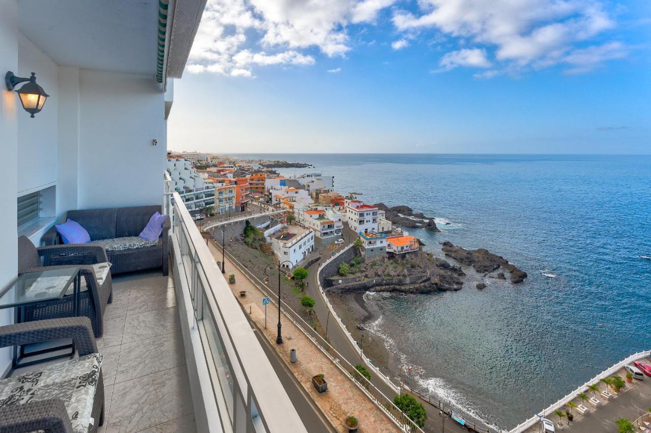 Ferienwohnung Incredible Sea & Mountain View Aircon Front Line Of Atlantic Ocean Puerto de Santiago  Exterior foto