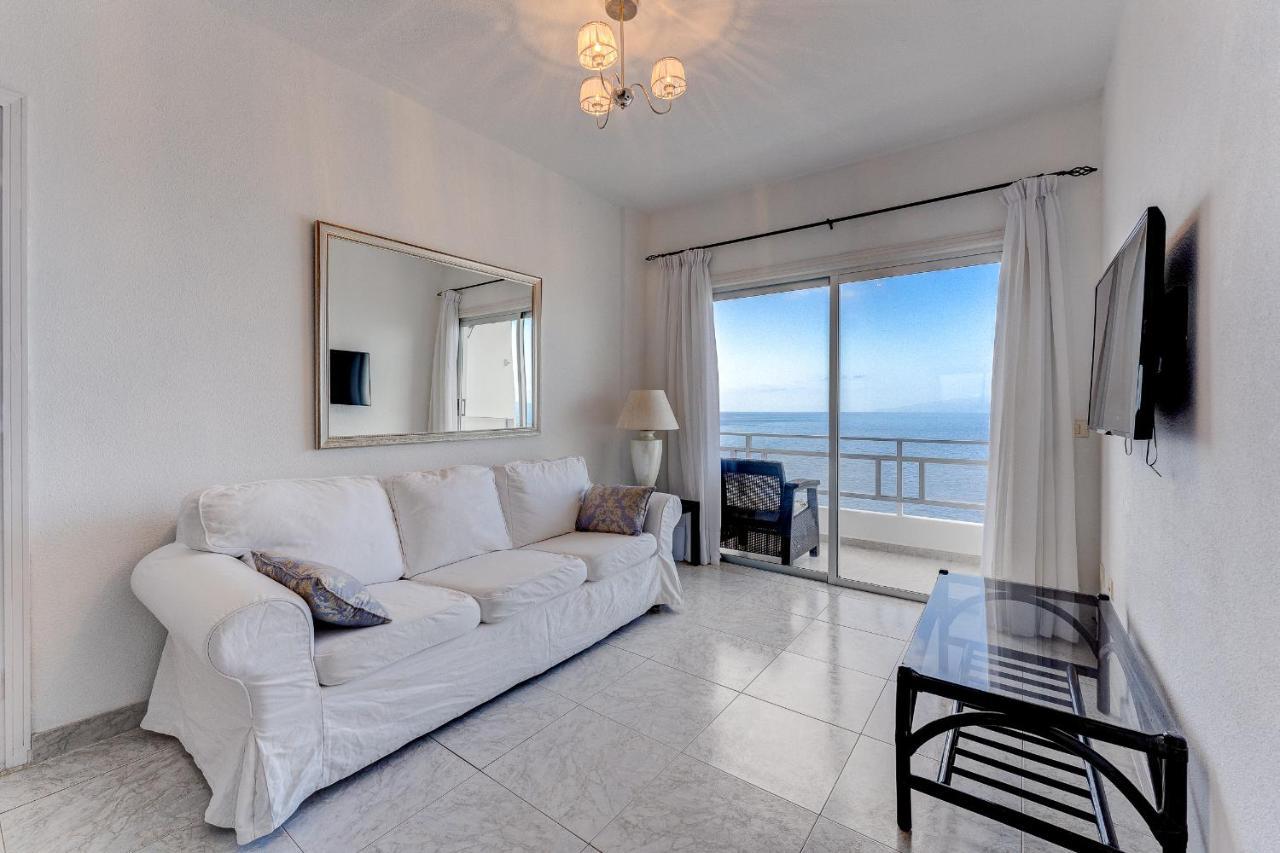 Ferienwohnung Incredible Sea & Mountain View Aircon Front Line Of Atlantic Ocean Puerto de Santiago  Exterior foto